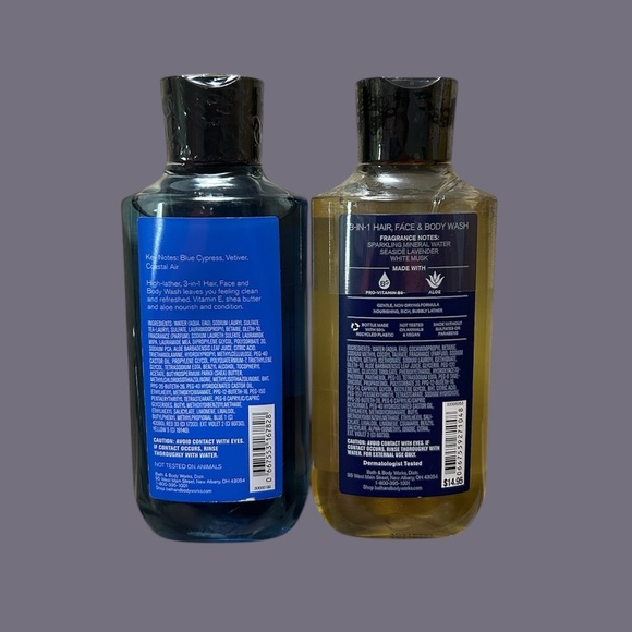 Bath and Body Works Mens Collection Coastal Cliffs & Ocean 3-in-1 Face|Body|Hair - Picture 2 of 2